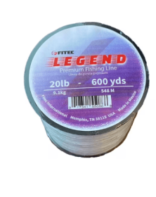 Legend 20 lb. Monofilament Premium Fishing Line, Clear, 600 yd.